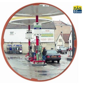 Lustro z czerwoną ramą P.A.S 600mm