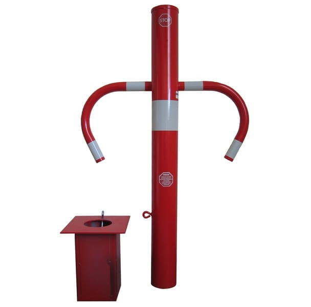 słupek blokujący parkingowy 